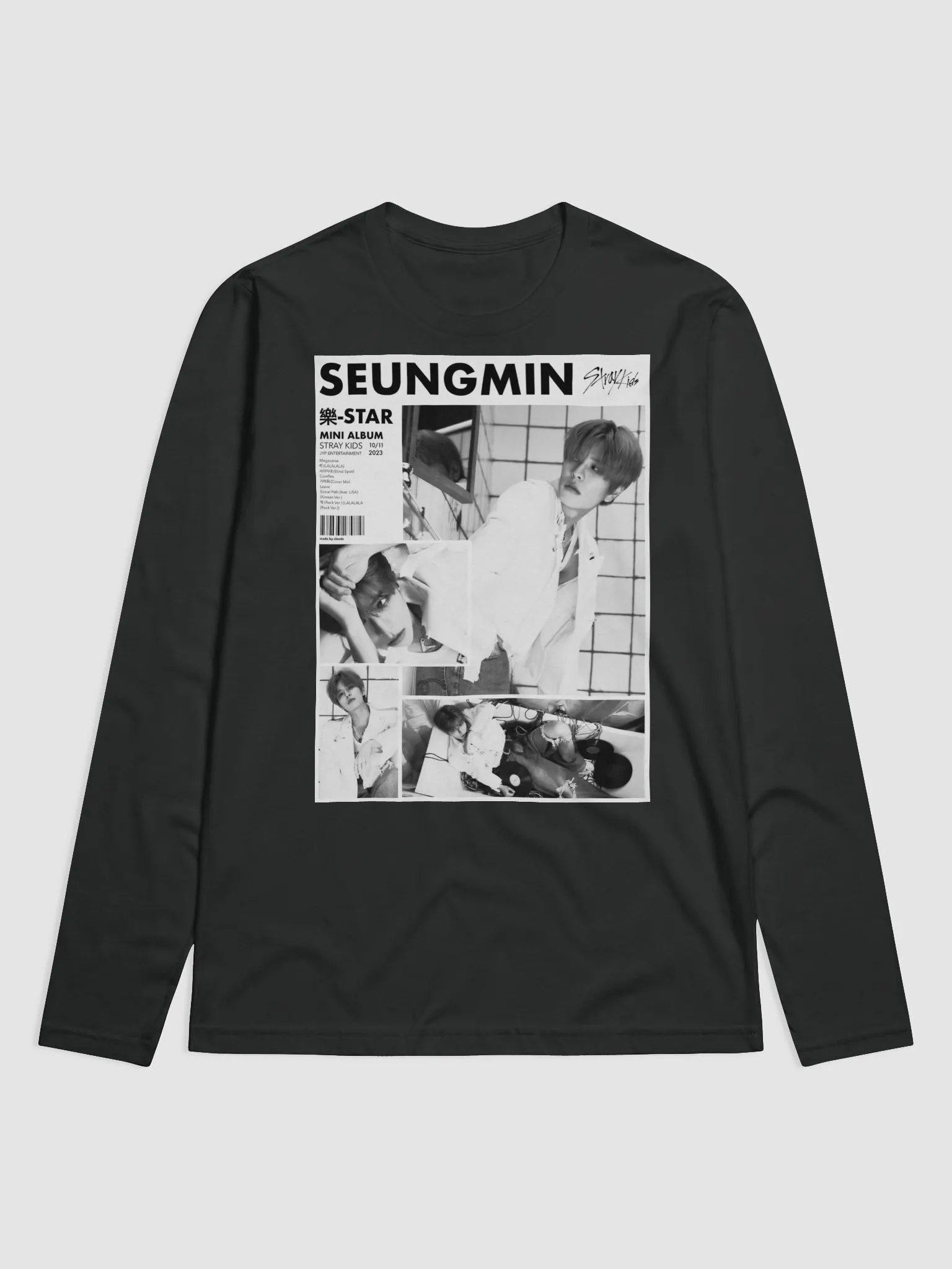 Seungmin Stray Kids Long Sleeve Shirt product image (5)