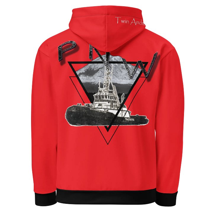 Red Triangle-Mt Raine- PNW Millennium Tug Hoodie product image (1)