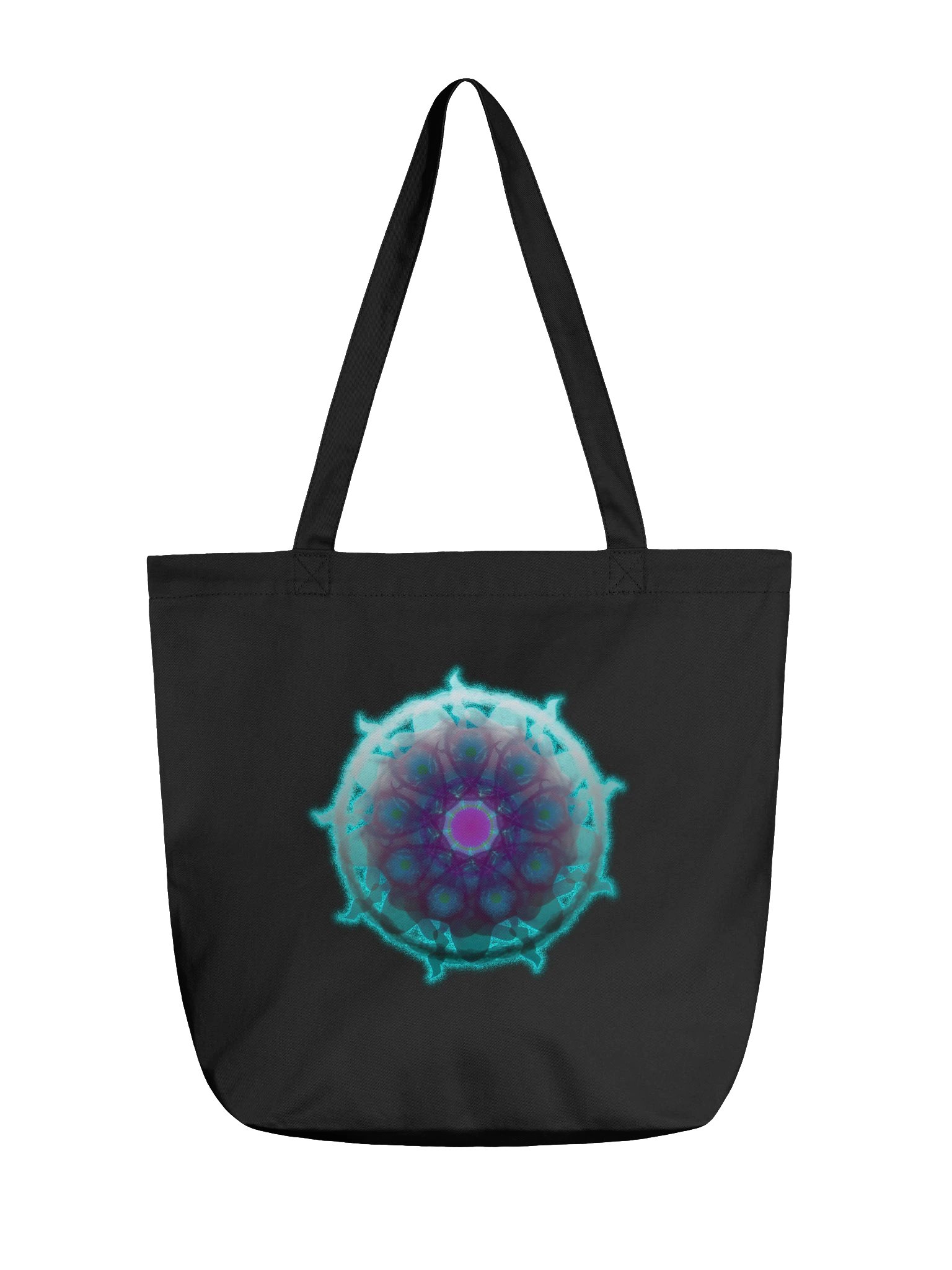 Neon Bloom Tote Bag product image (1)