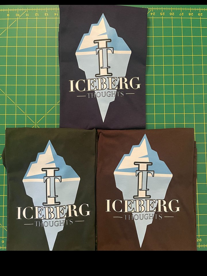 Iceberg Thoughts Logo T-Shirt product image (1)
