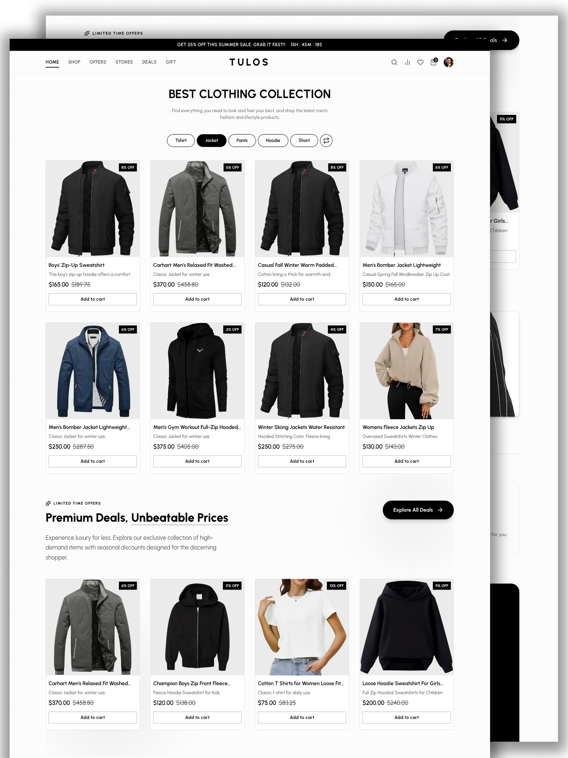 Tulos — The Ultimate Full-Stack E-Commerce Platform (Next.js 16+ & Tailwind v4) product image (1)