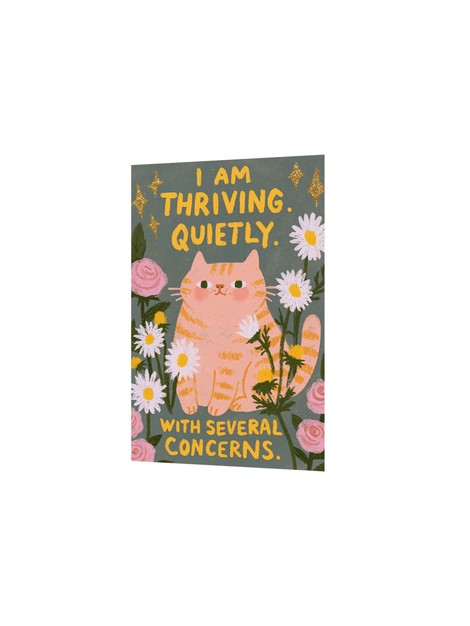 I Am Thriving Cat Poster product image (2)