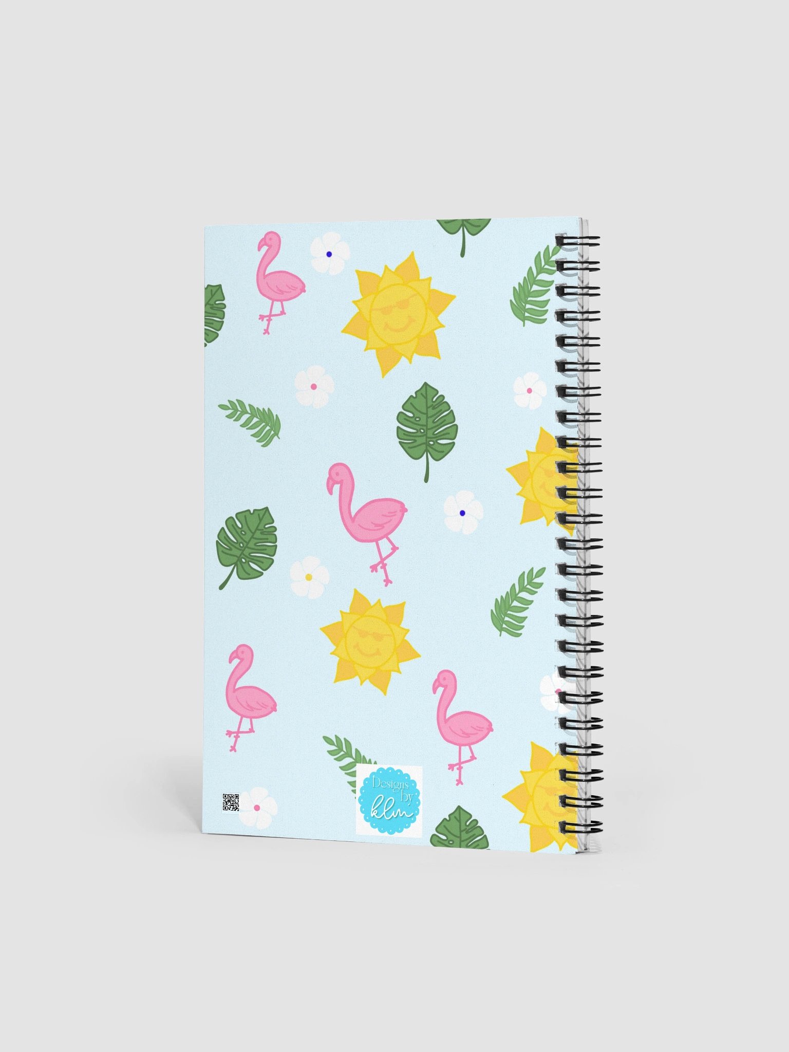 Summer Fun Pattern Spiral Journal product image (3)