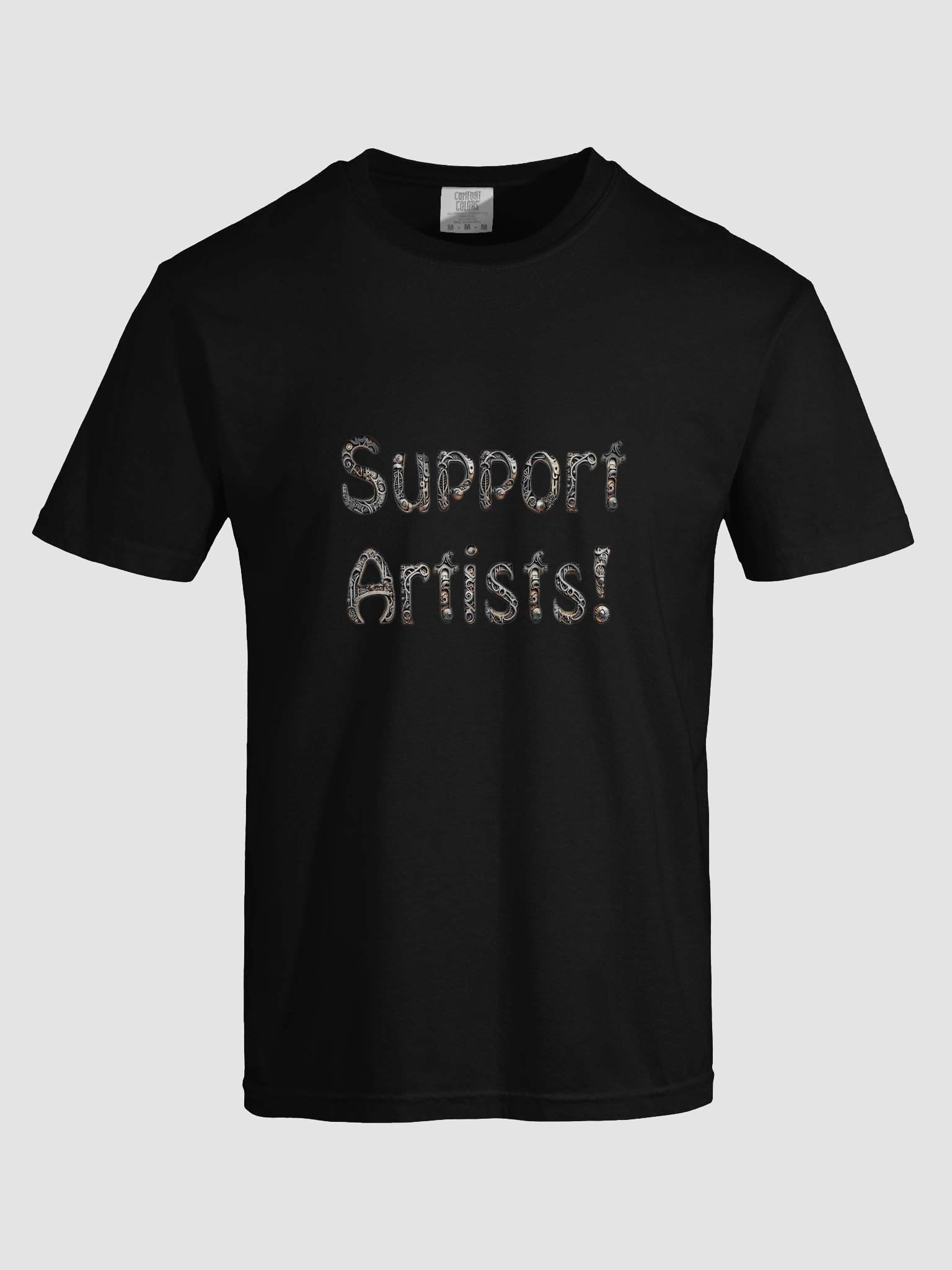 "Support Artists!" Metal Tee product image (24)