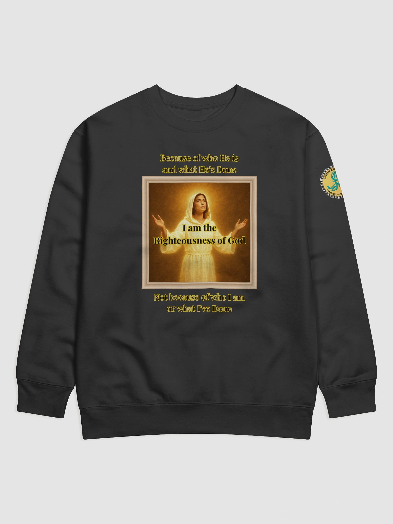 I am the Righteousness of God (Female) Cotton Heritage Premium Sweatshirt product image (15)