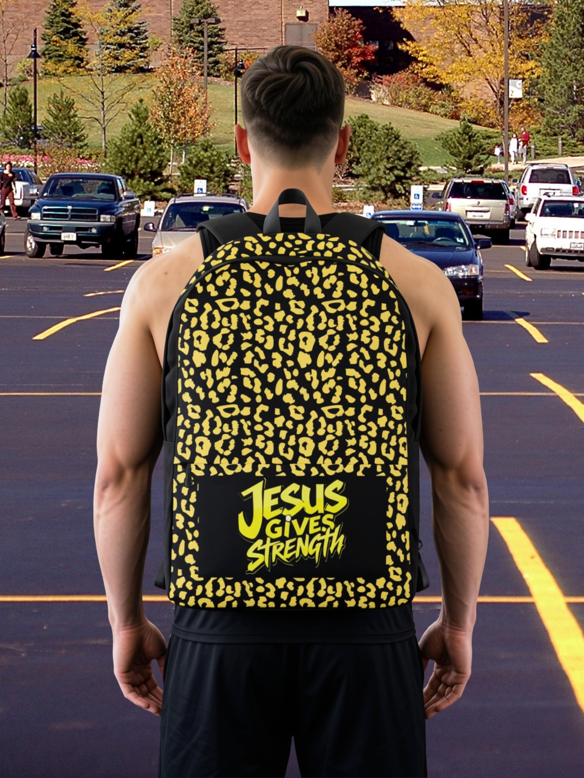 Jesus Gives Strength Backpack product image (1)