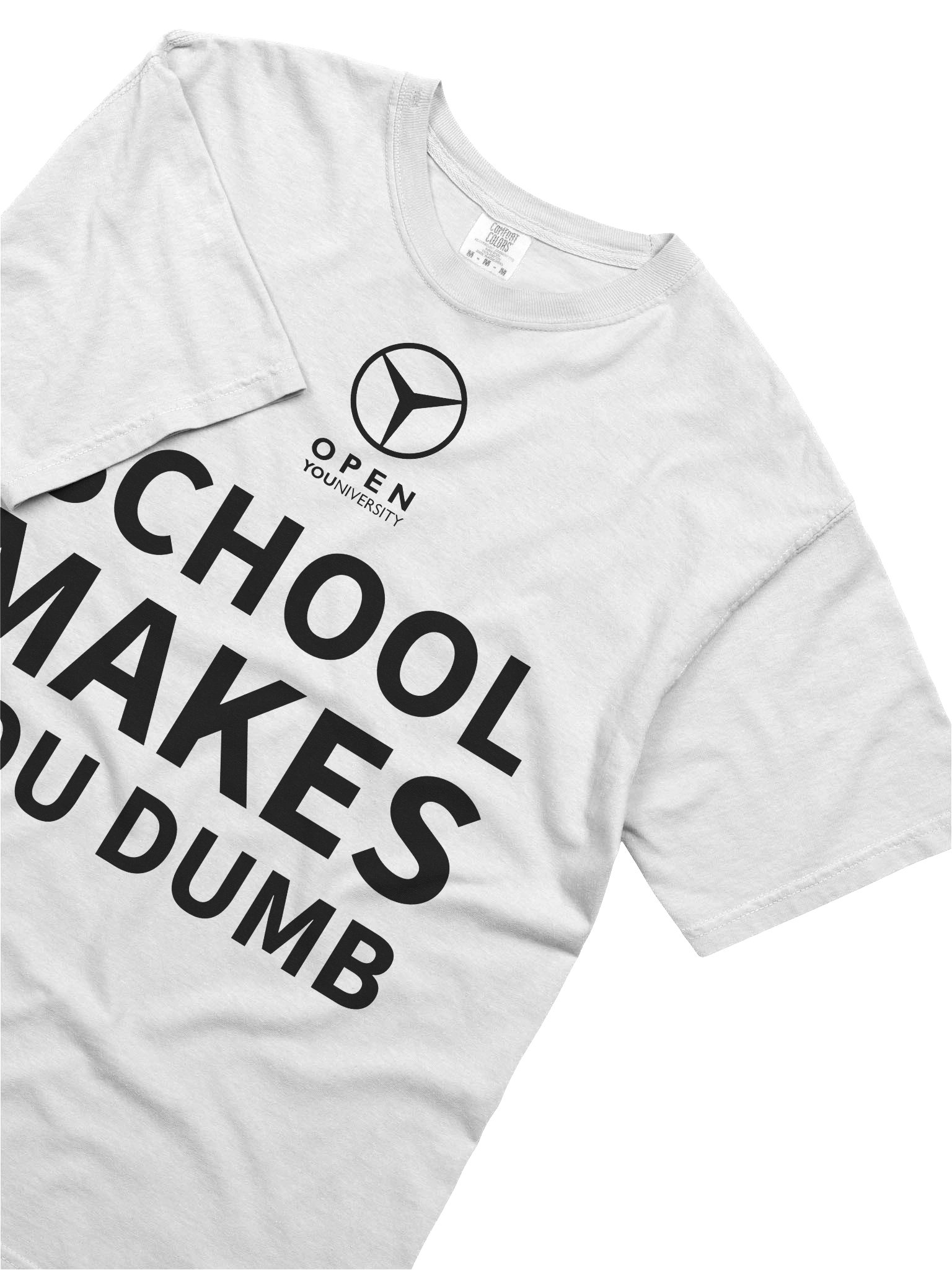 SCHOOL MAKES YOU DUMB - White Version product image (7)