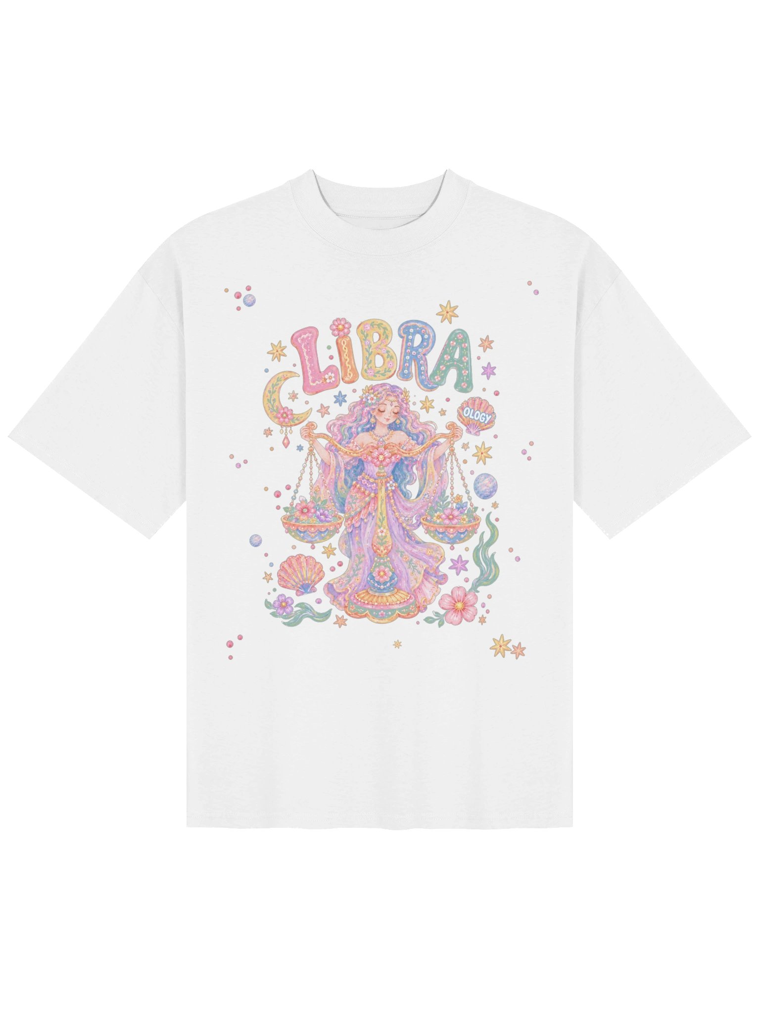 Libra Astro Pop Oversized Tee product image (10)