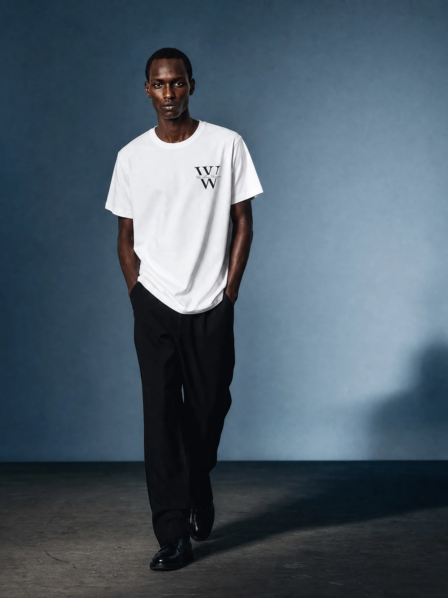 WLU Logo on Left of Chest (black) product image (5)