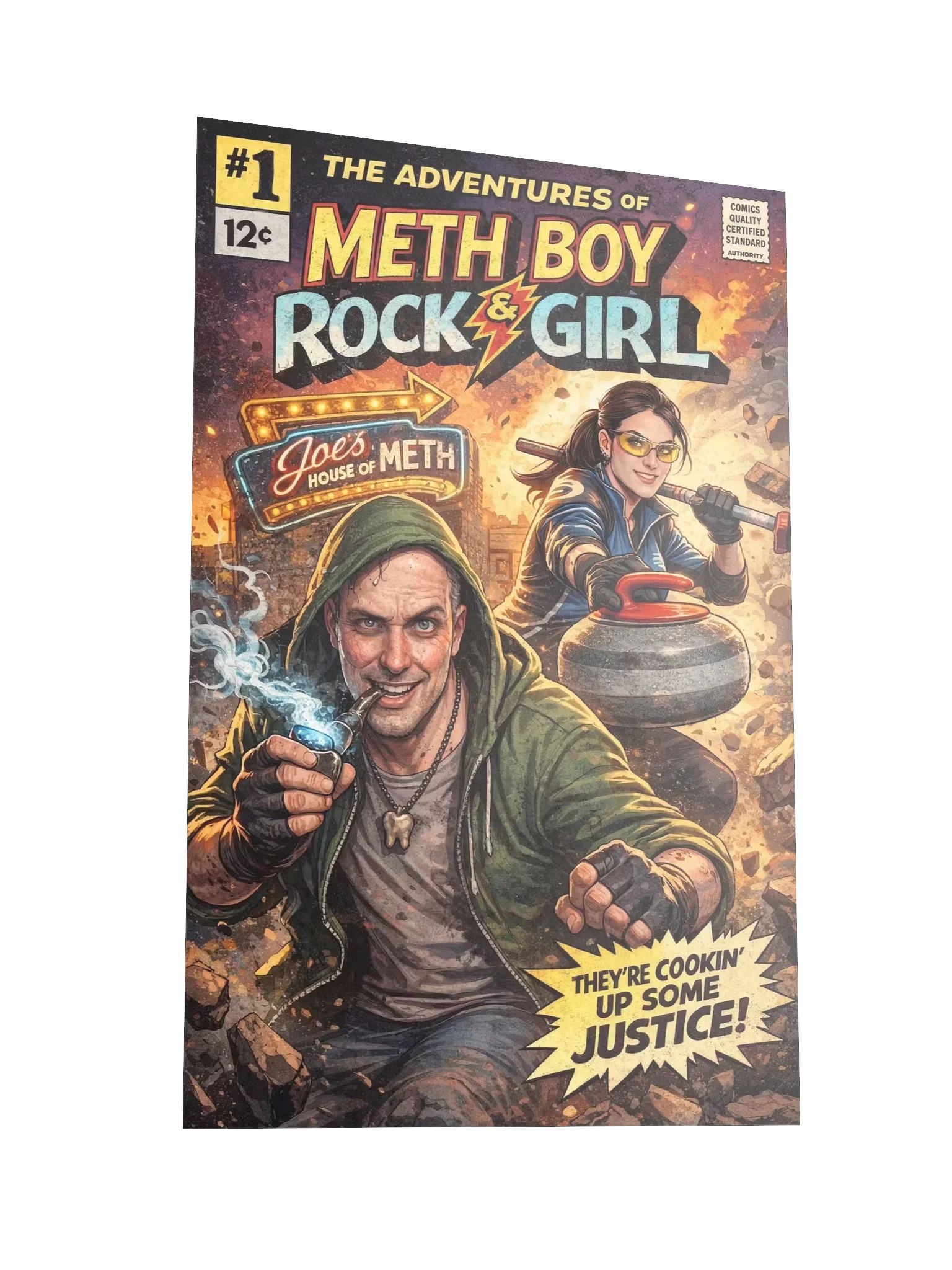 The Adventures of Meth Boy & Rock Girl Poster