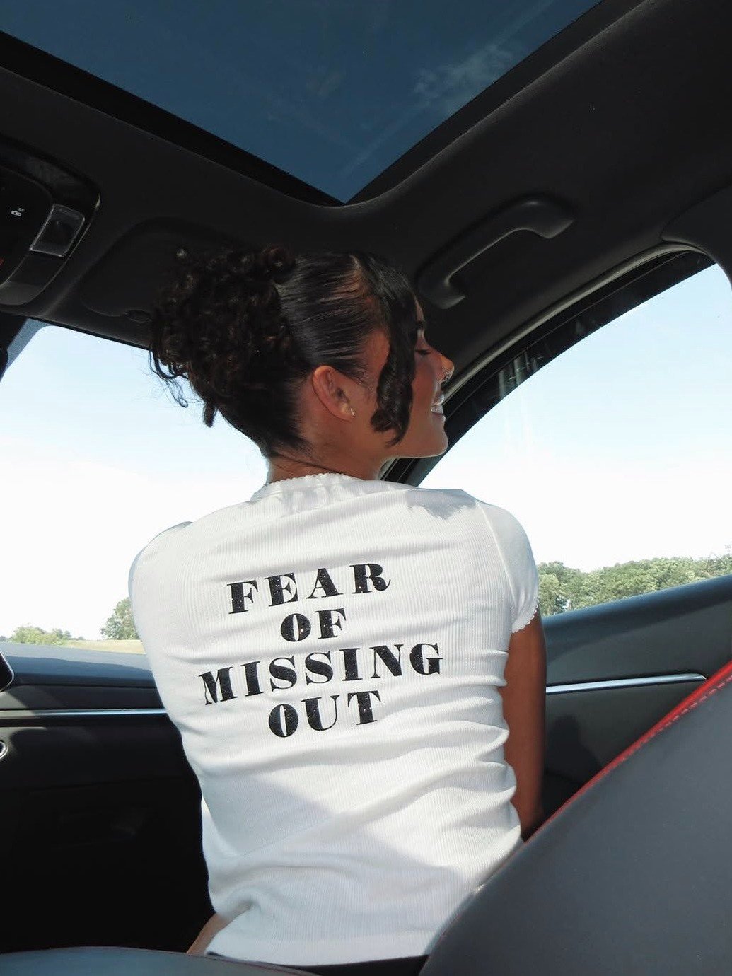 FEAR OF MISSING OUT – Bold Statement Crop Tee product image (4)