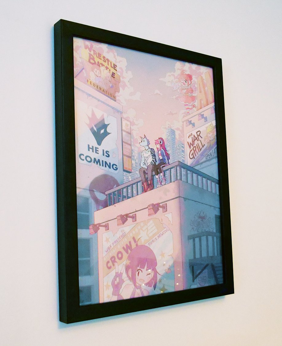 Crow and Wolf Framed Poster product image (1)