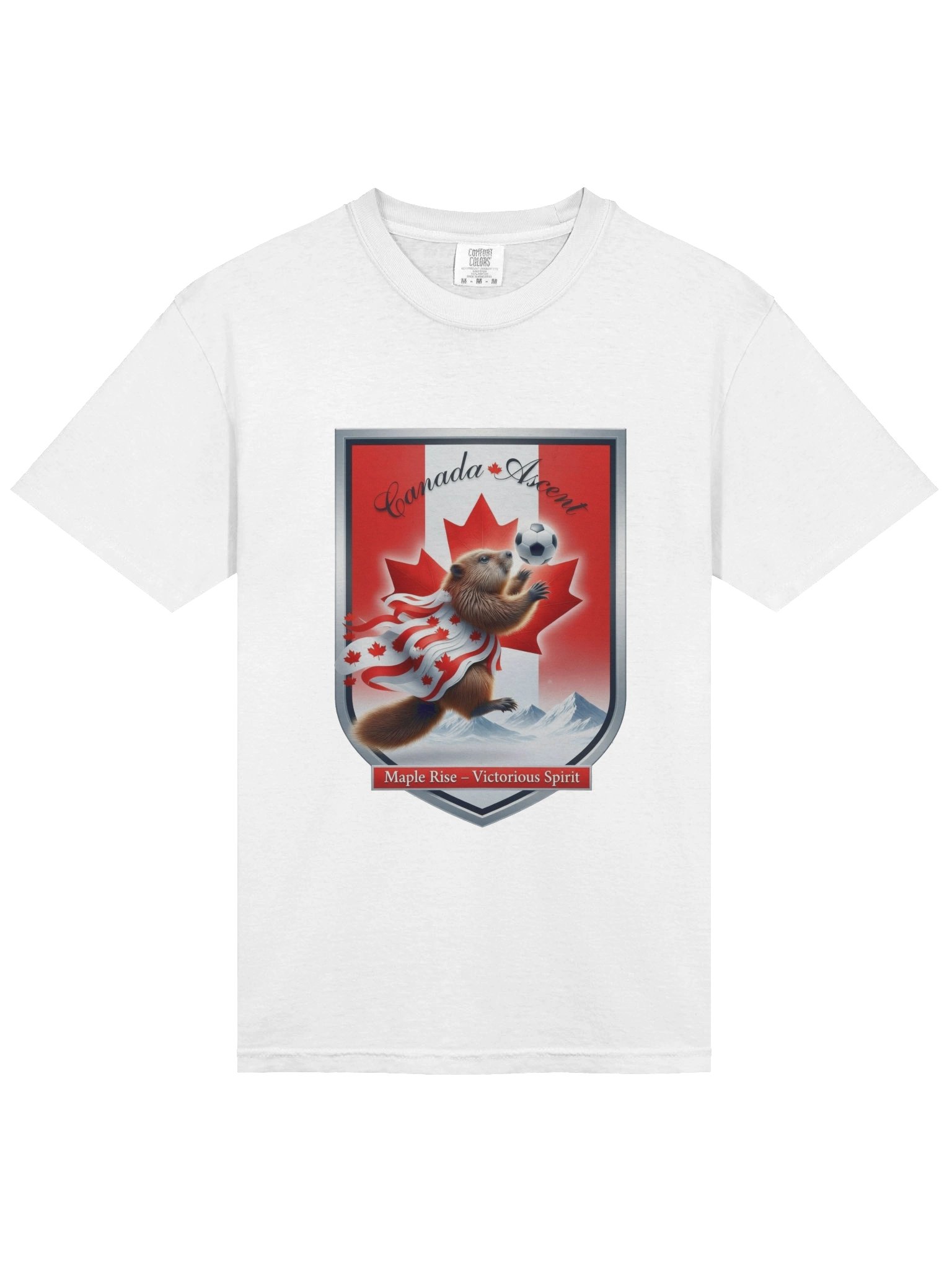 Canada Beaver Charge T-Shirt, Canadian Flag Pride Gift product image (3)
