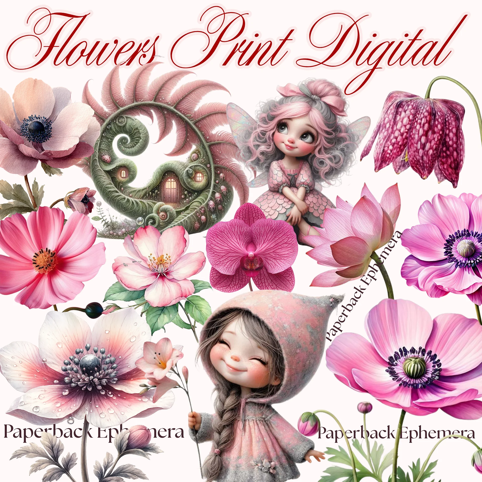 Printable Flower Designs | High-Quality Digital PDF product image (1)