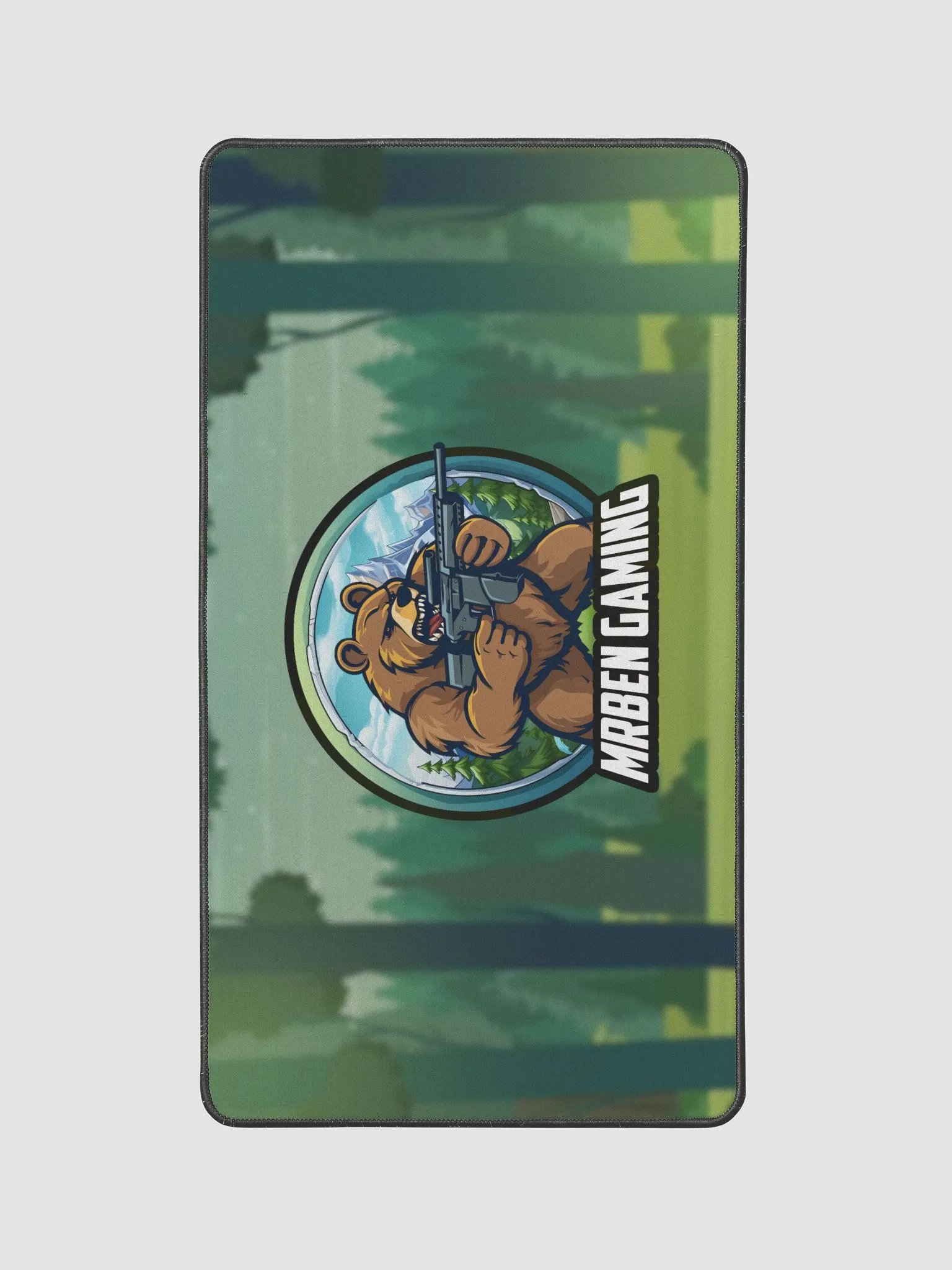 MrBen Gaming Woodland Desk Pad 22inch product image (2)