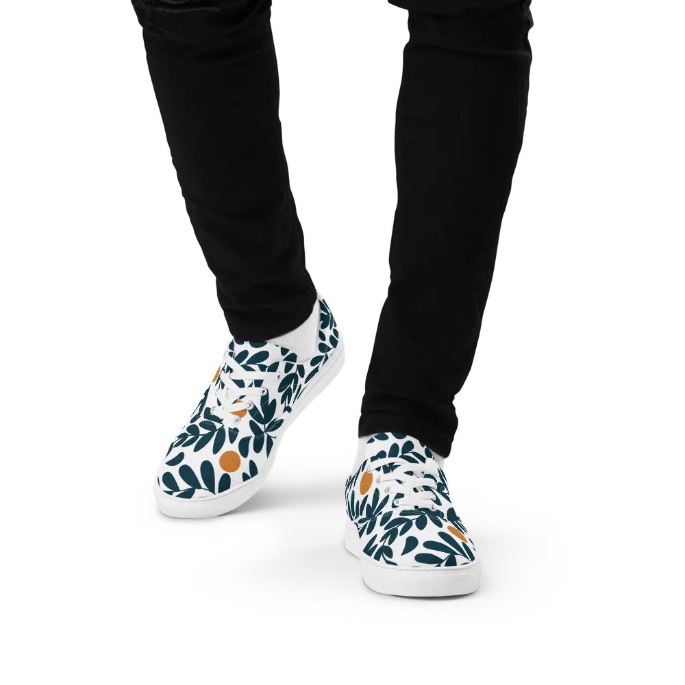 Leaves Men's Lace-Up Canvas Shoe product image (6)
