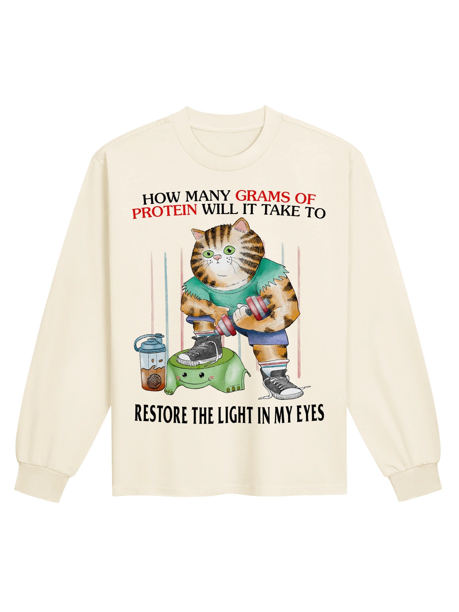 Protein Cat - BB x ASC Long Sleeve TShirt product image (1)