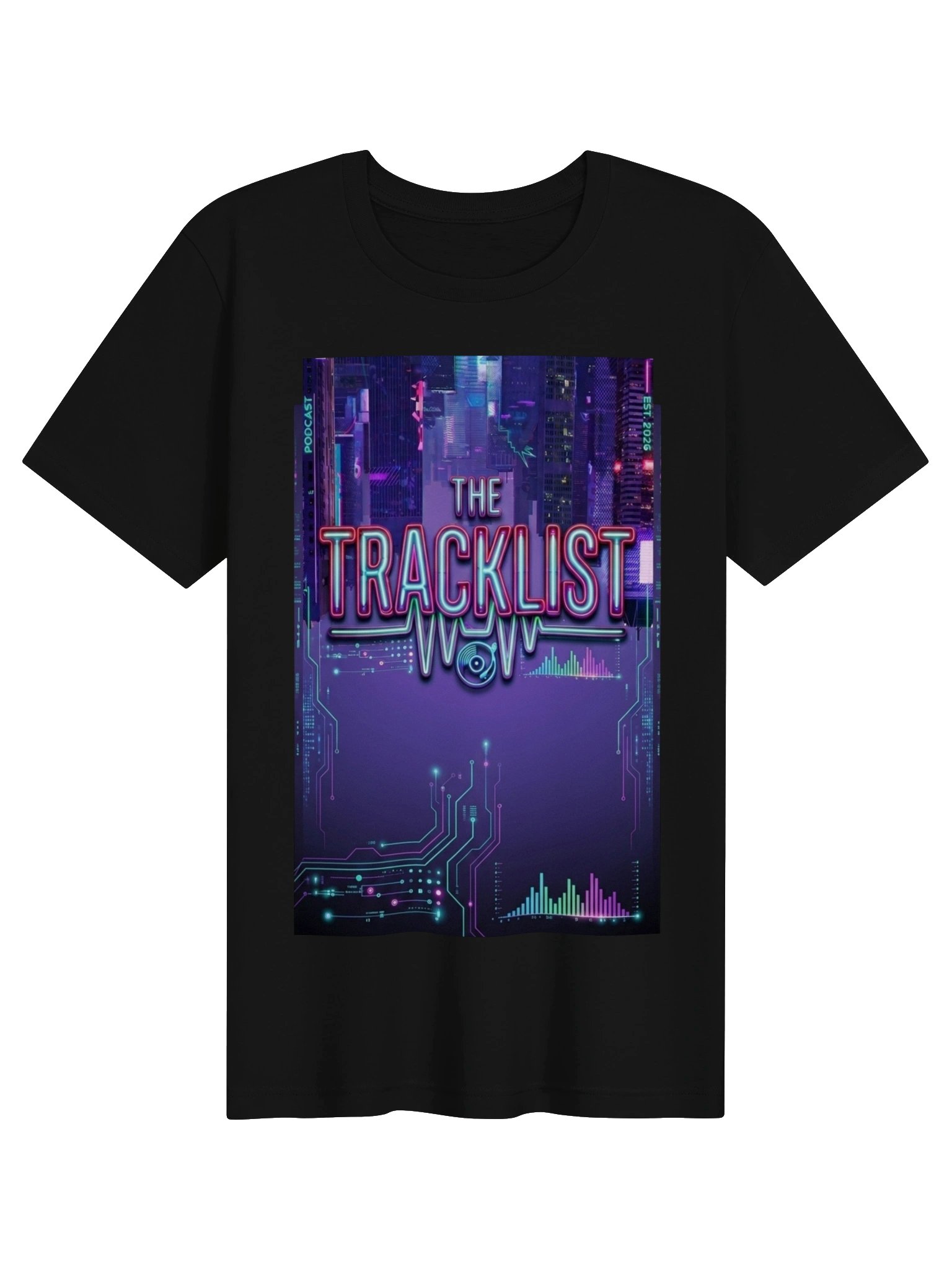 Futuristic Tracklist Tee product image (1)