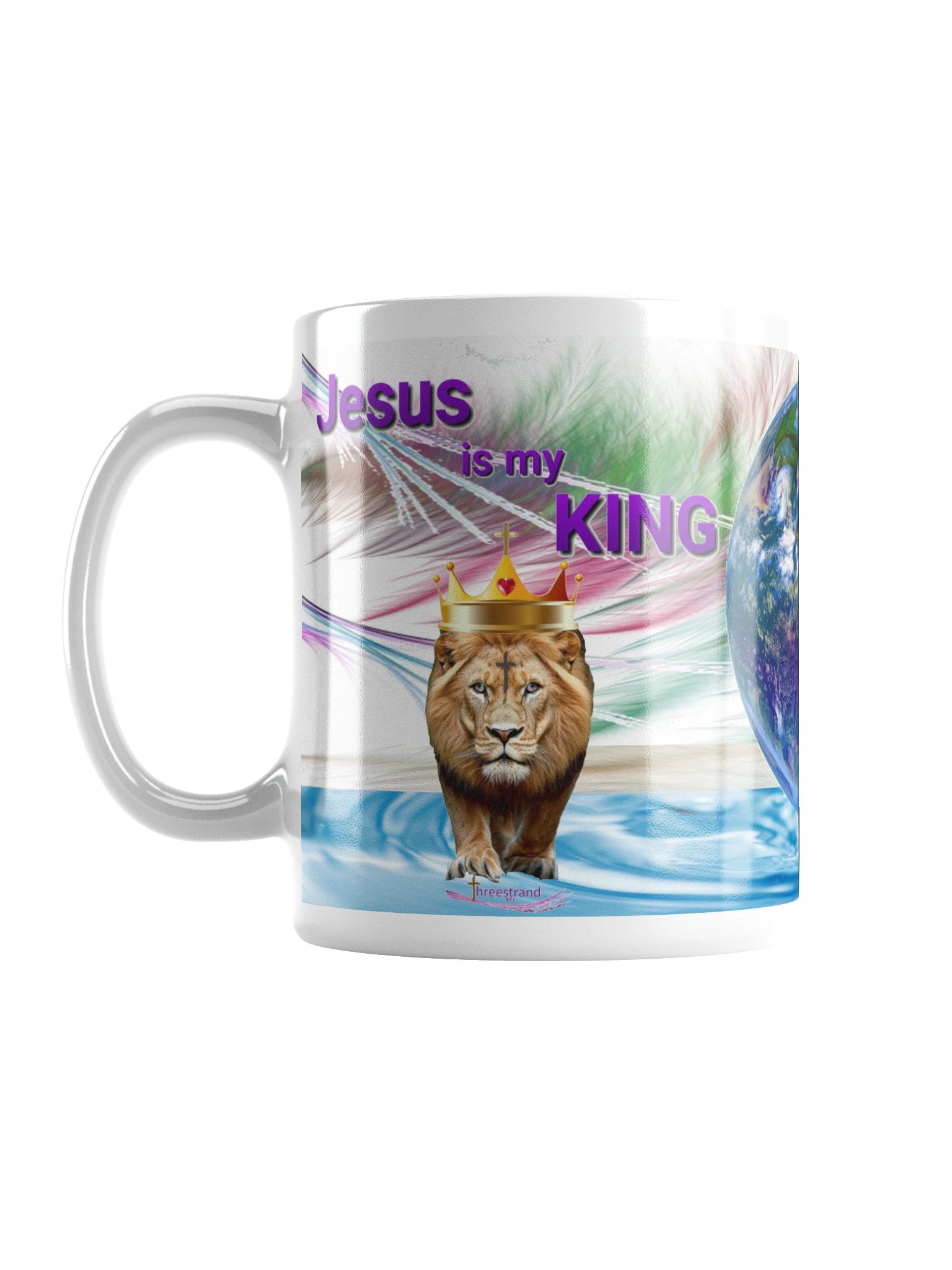 Jesus is my KING - Mug - White product image (1)