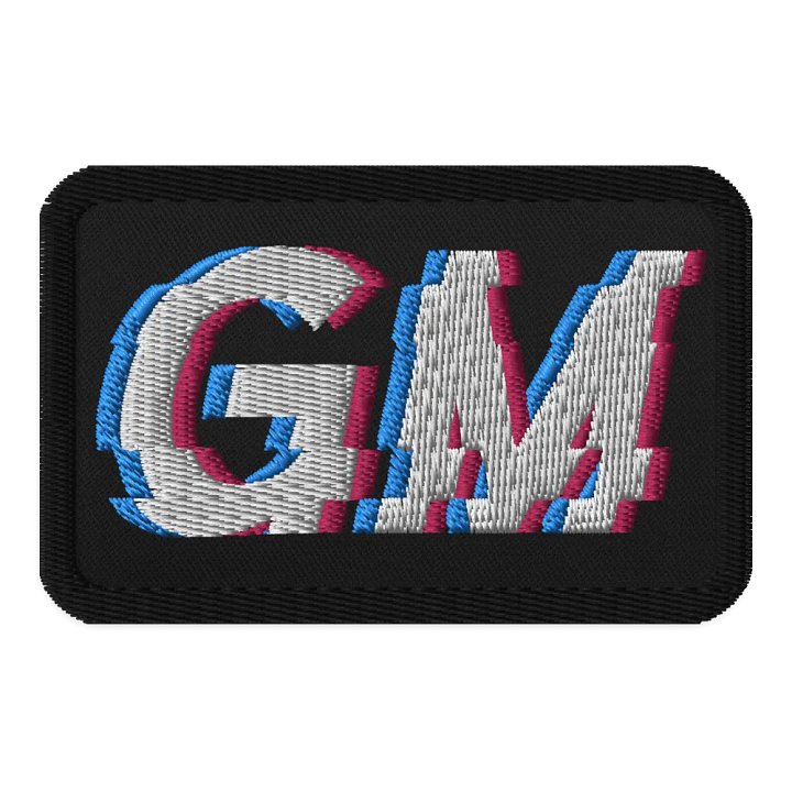 GM Black Embroidered Patch product image (1)