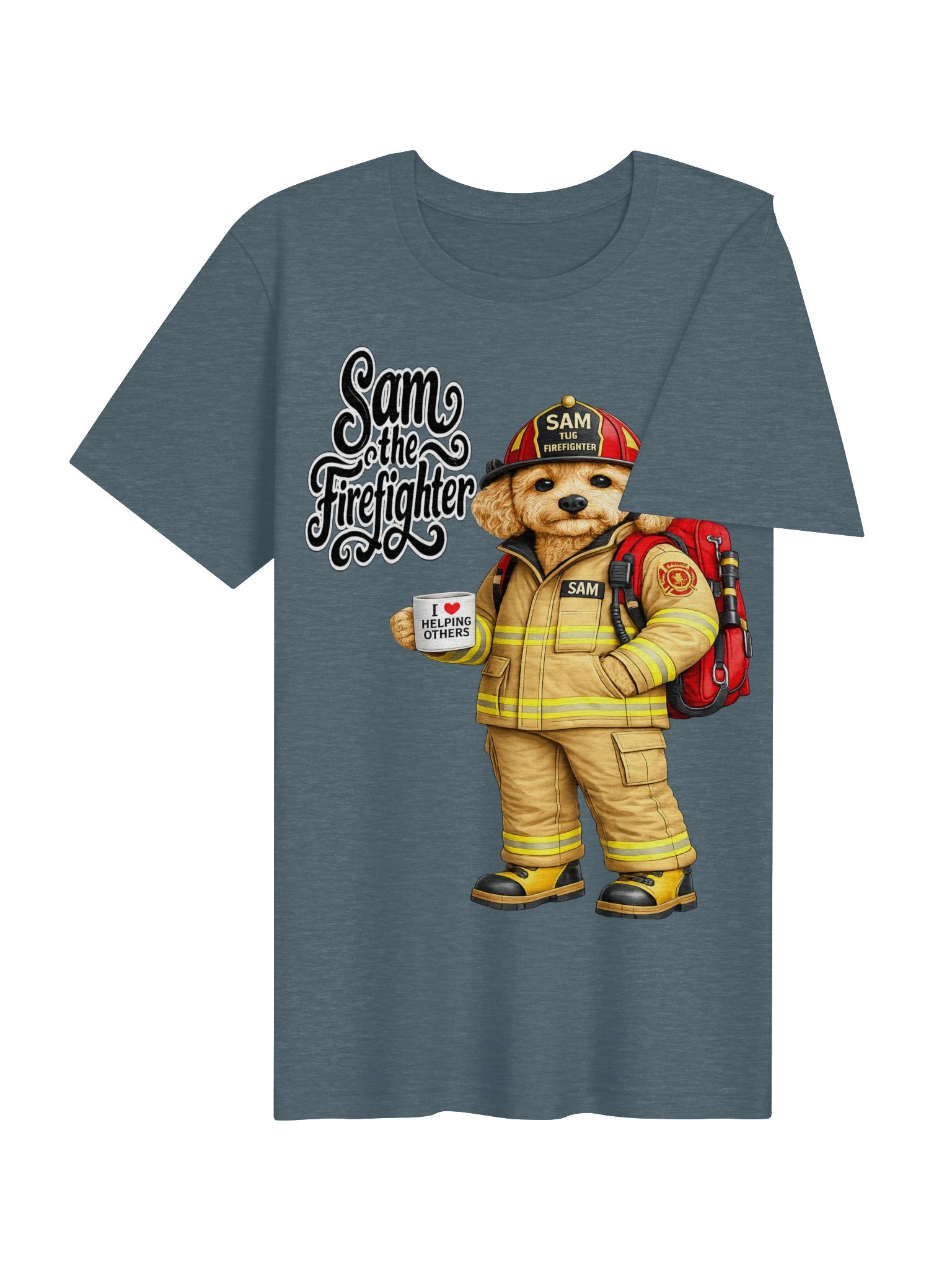 Sam the Firefighter Hero Adult Tee product image (29)