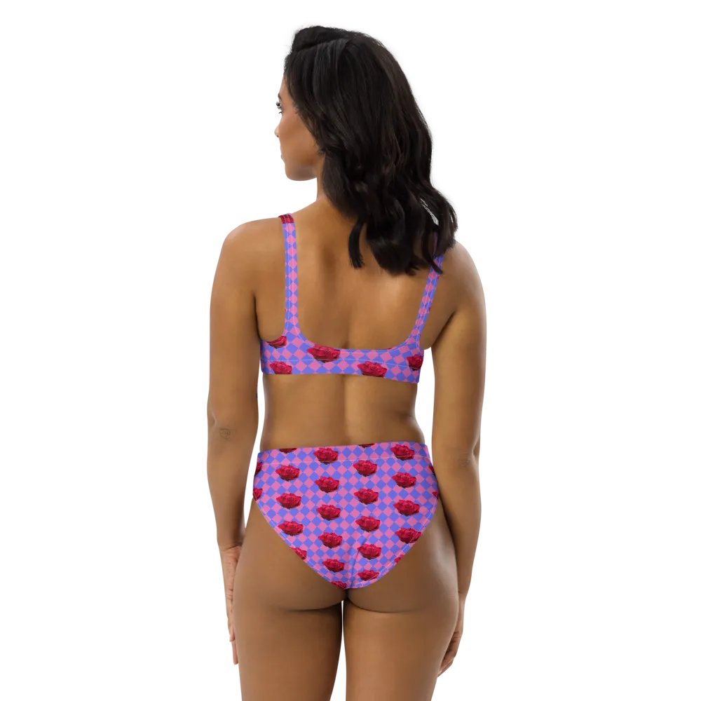 Rosy bikini {melon and periwinkle} product image (5)
