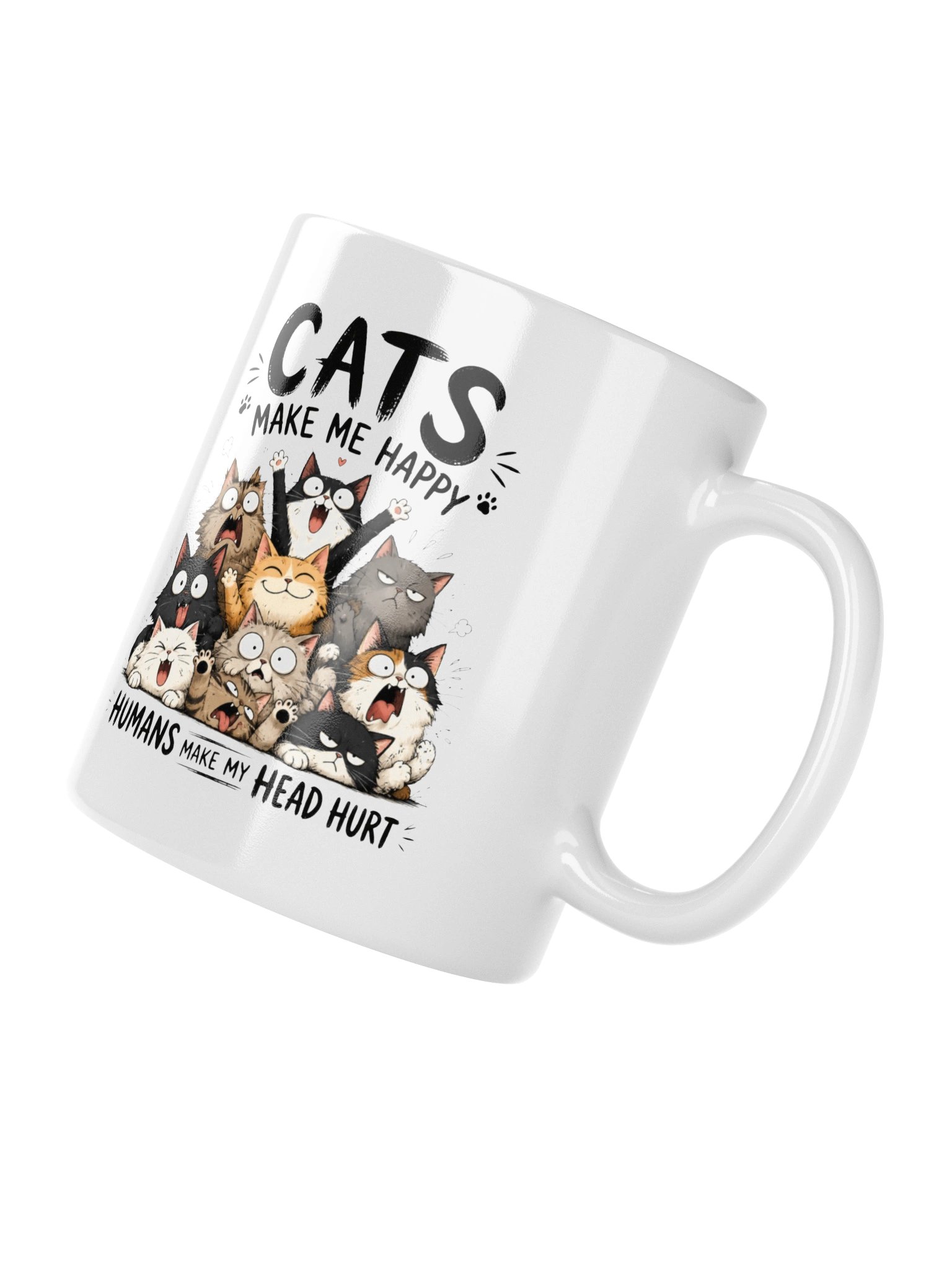 Cats Make Me Happy Mug product image (12)