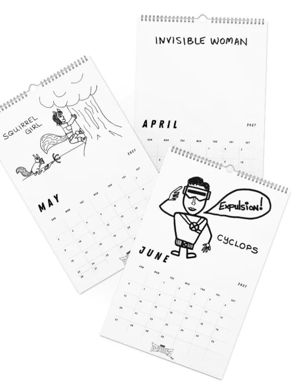 2027 Mervel Revels Wall Calendar product image (3)