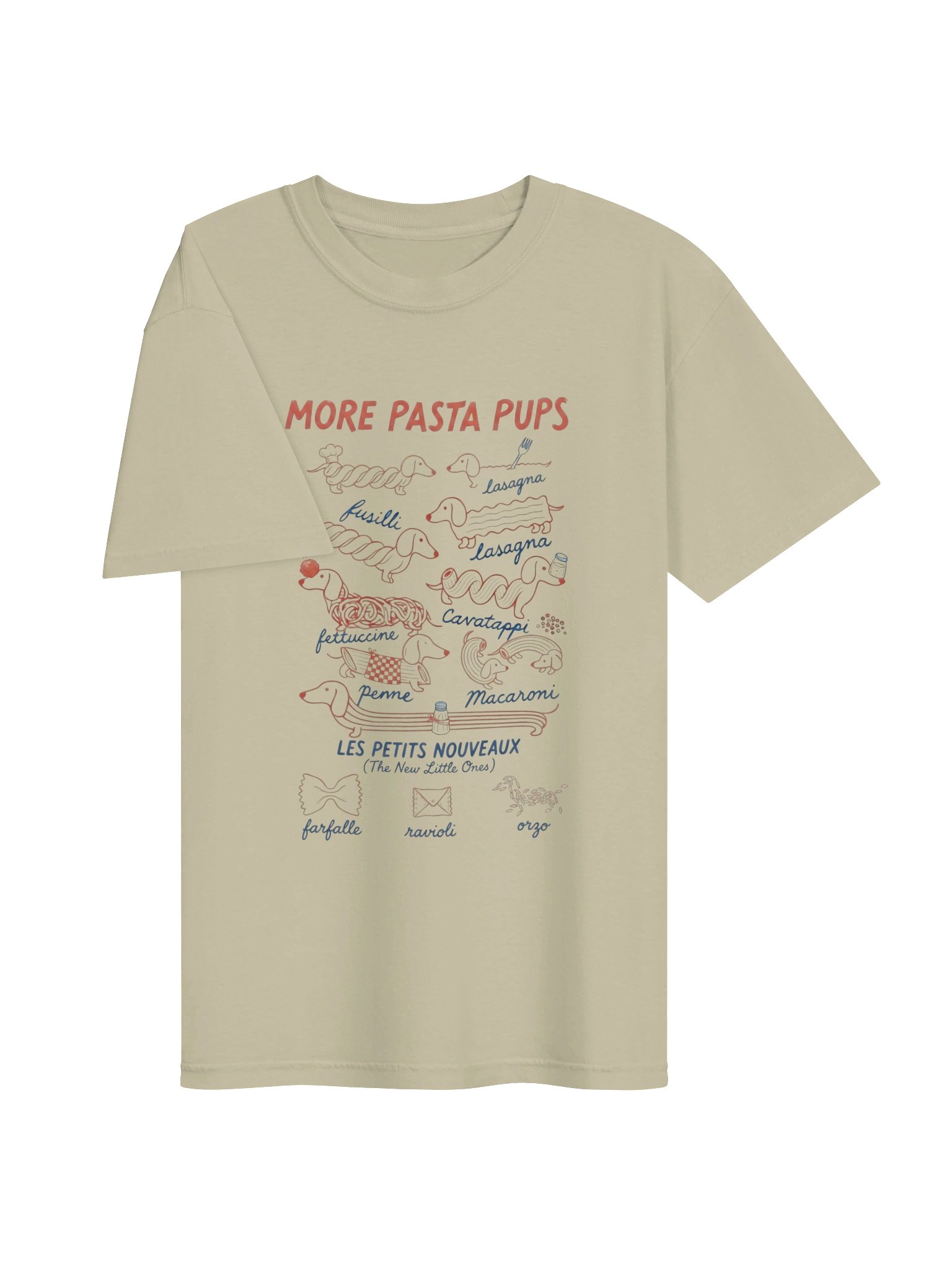 Comfort Colors Pasta Pups Shirt, Lustiges Dackel Spagetti Shirt, Italienisches Feinschmecker Geschenk product image (75)