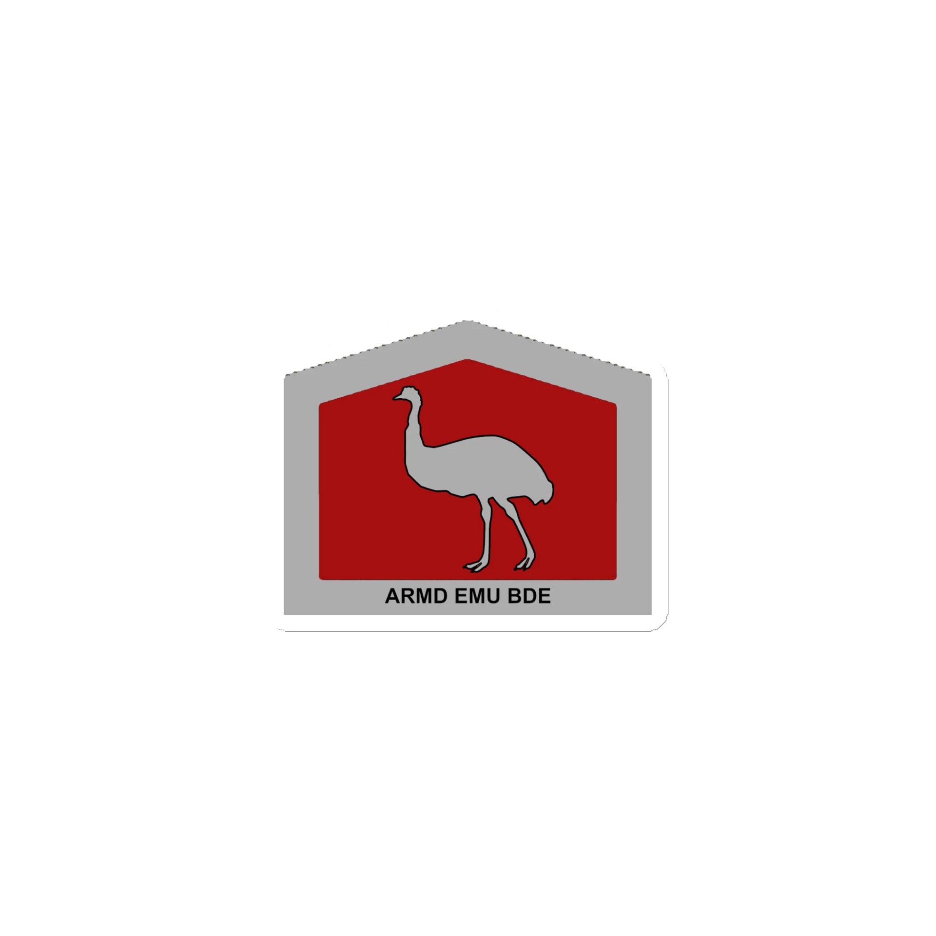 Emu Brigade Die-Cut Magnet product image (1)