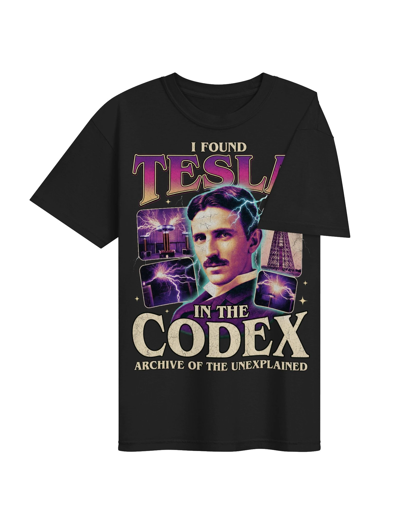 I Found Tesla in the Codex Tee product image (4)