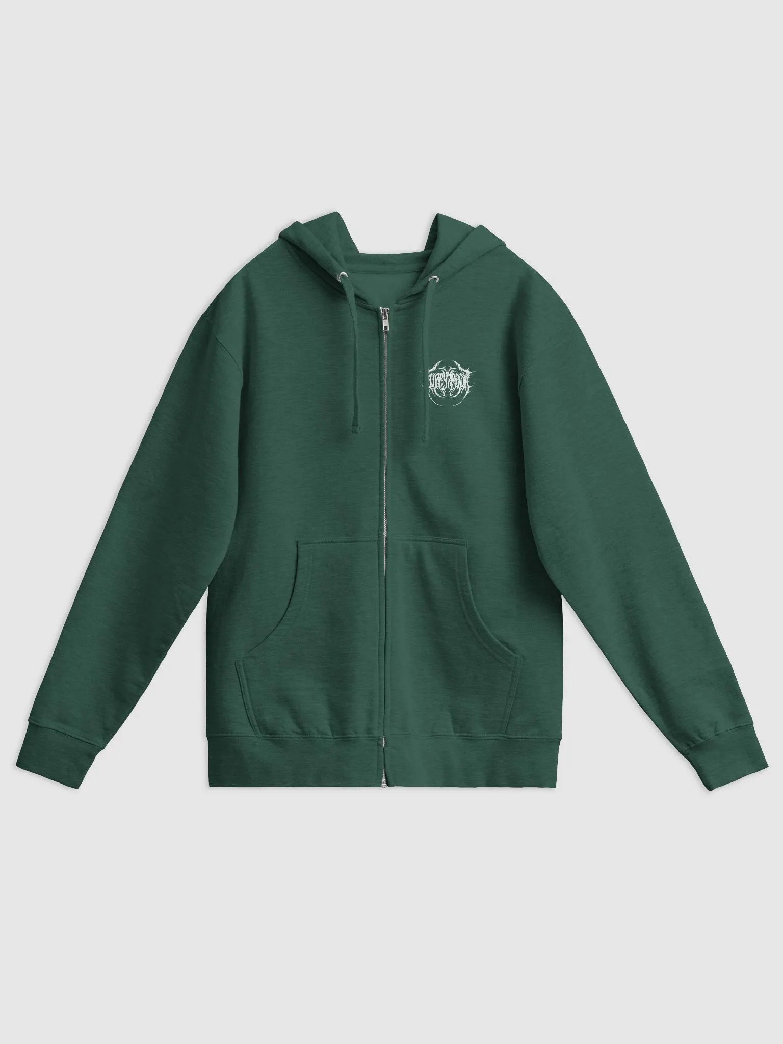 Furry Trash Metal Logo Zip-Up Hoodie product image (2)