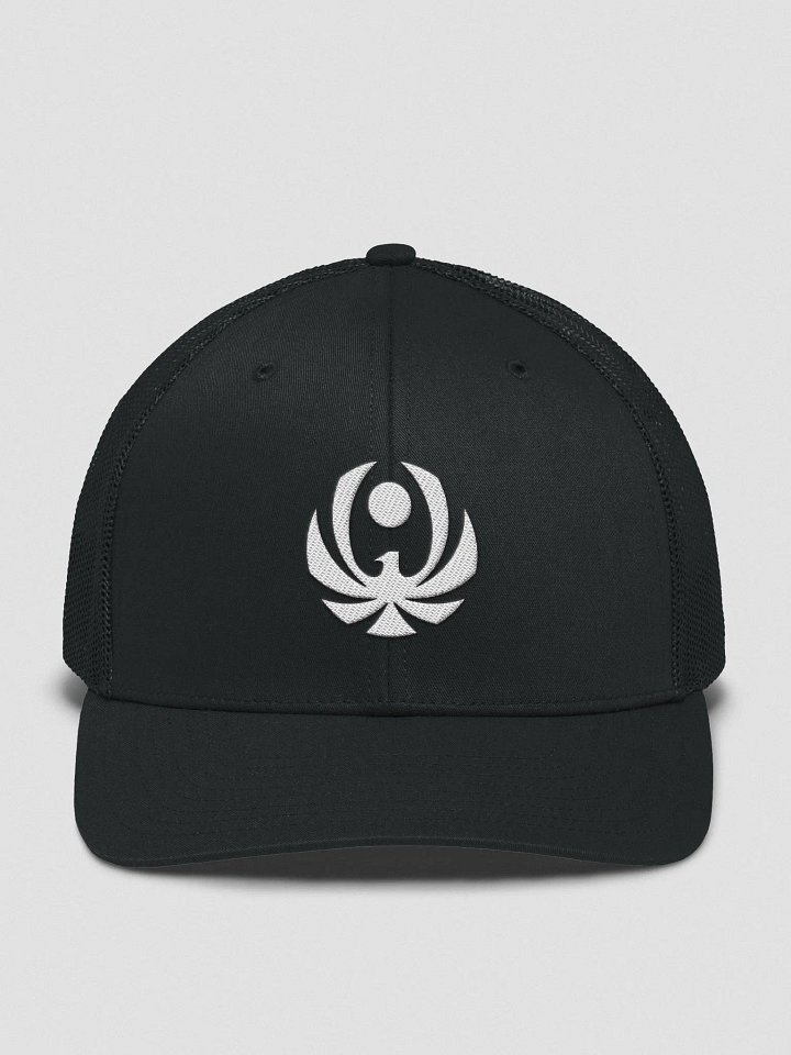 CroweGamingg Richardson Snapback Trucker Cap - White Logo product image (1)