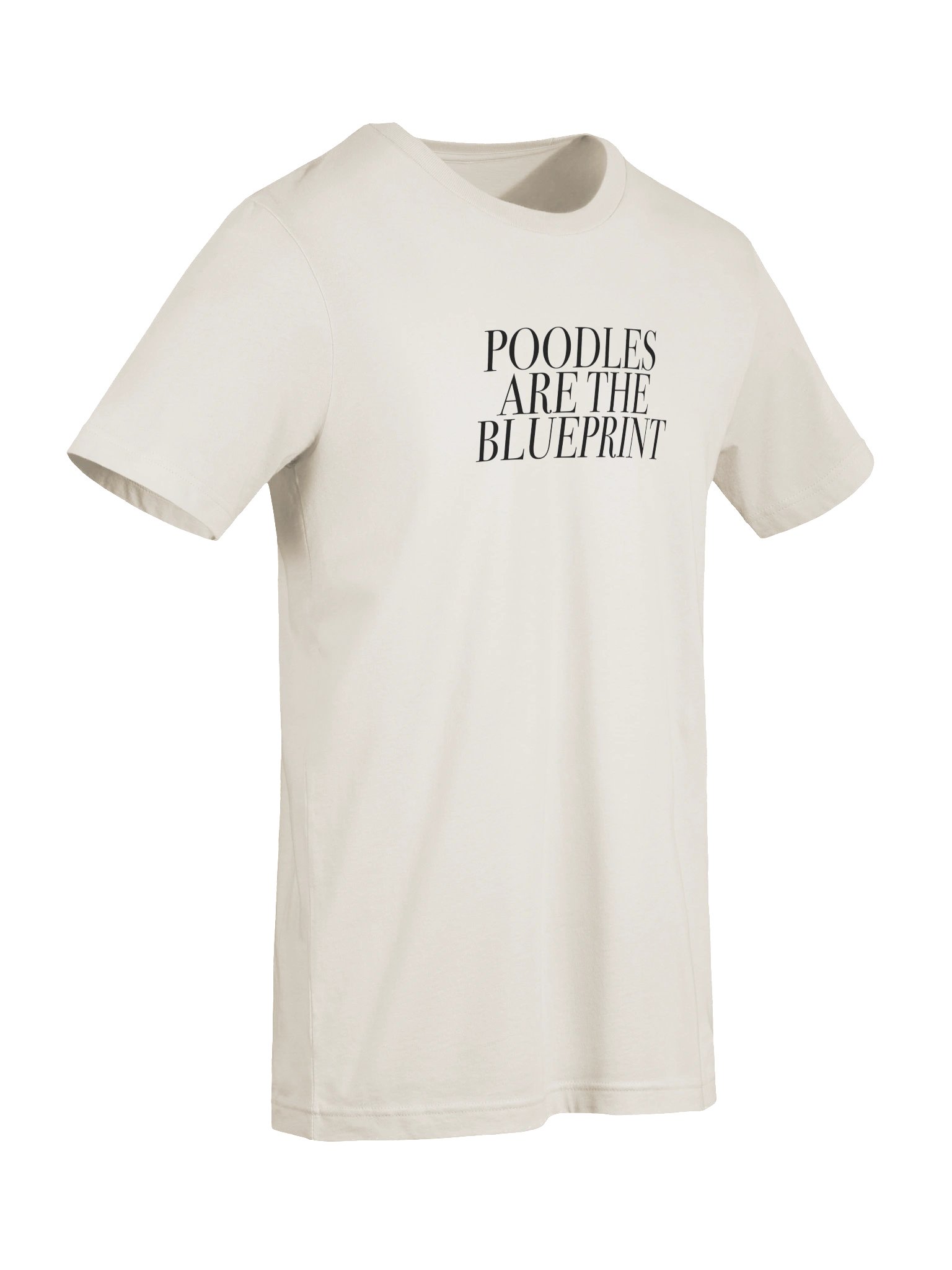 Poodles Are The Blueprint - Light Weight T-Shirt - Vintage White product image (3)