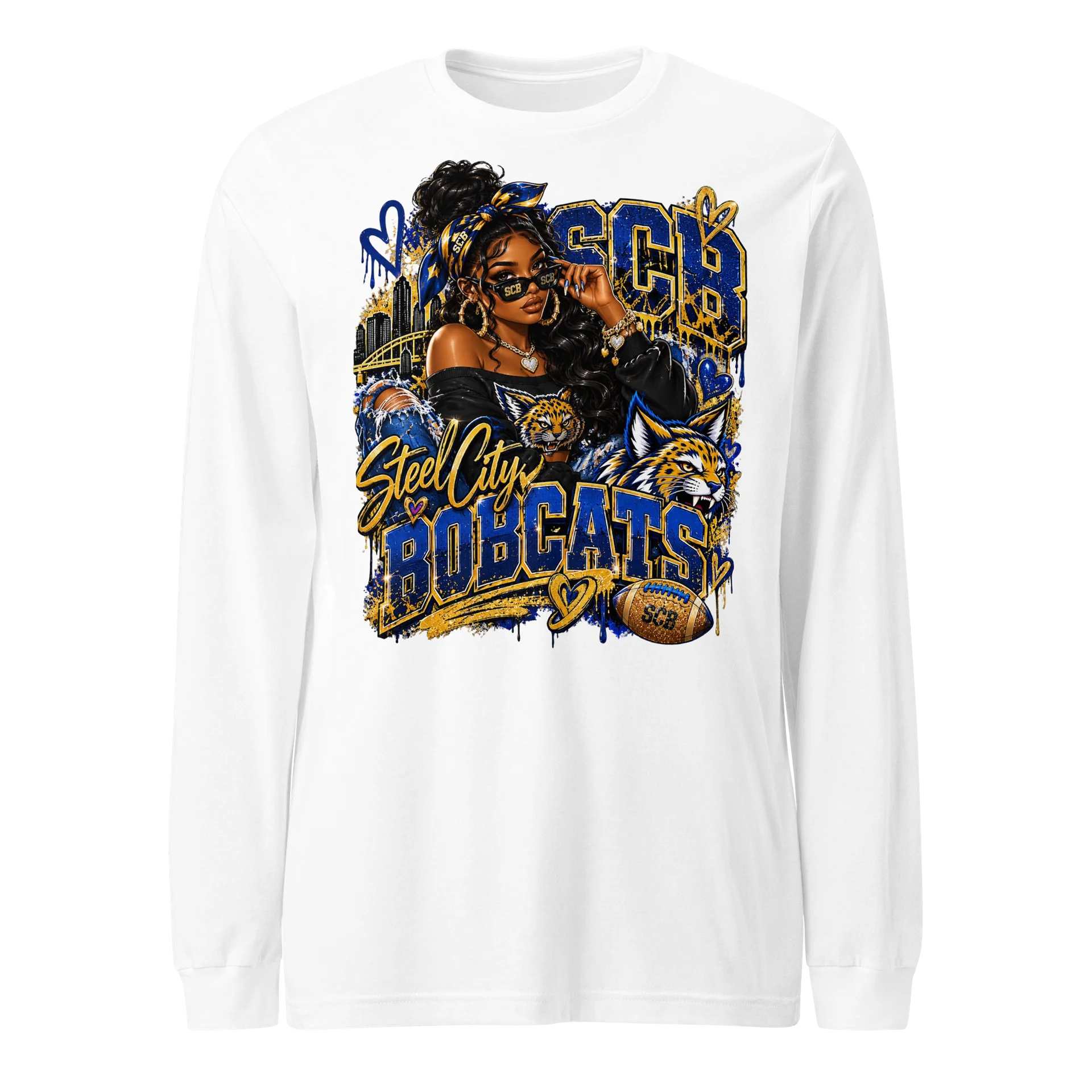 Women’s Steel City Bobcats Graphic Long Sleeve Tee 2 product image (1)