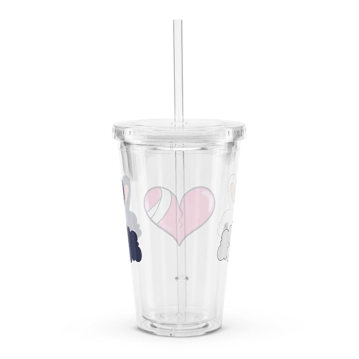 Broken Heart Bwunni Clear Plastic Tumblr product image (2)