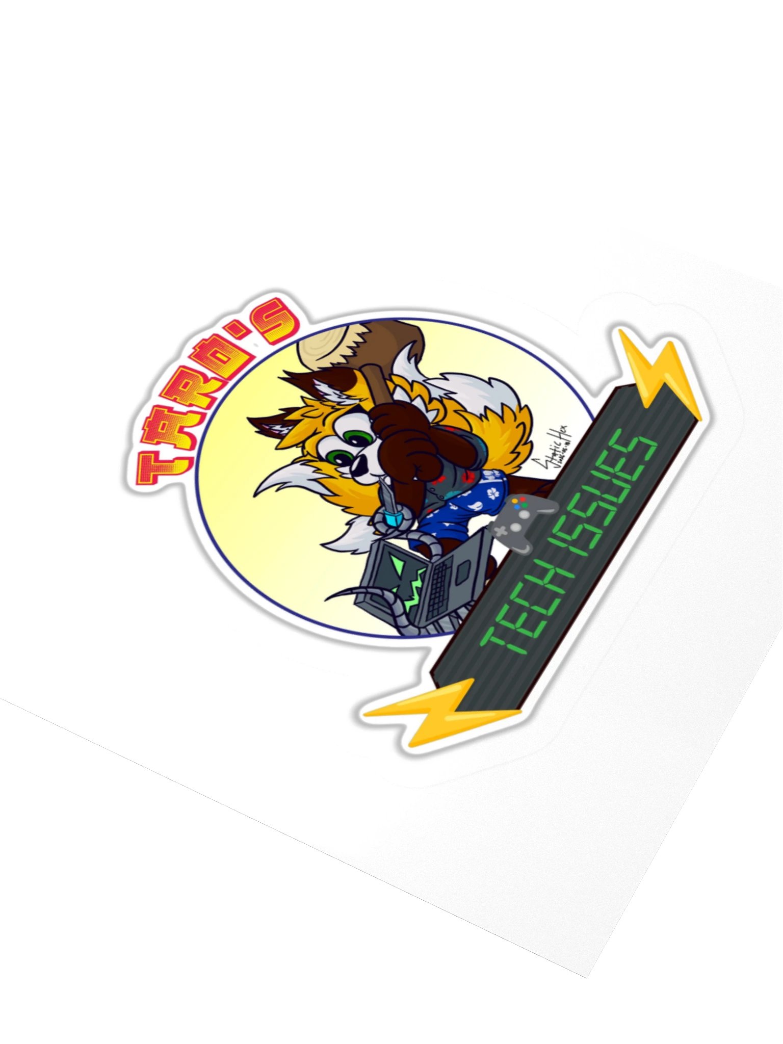 Taro's Tech Issues Sticker product image (3)