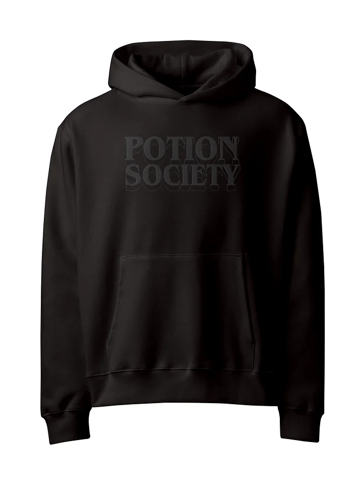 Potion Society - "Blackout" Oversized Embroidered Hoodie product image (1)