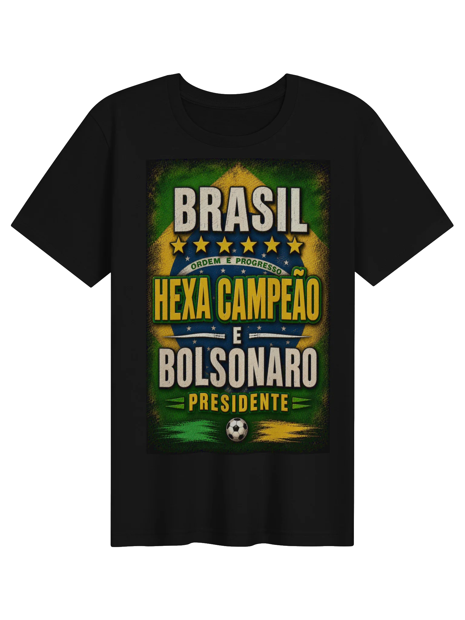 Brasil Hexa Campeão Soccer Tee product image (9)