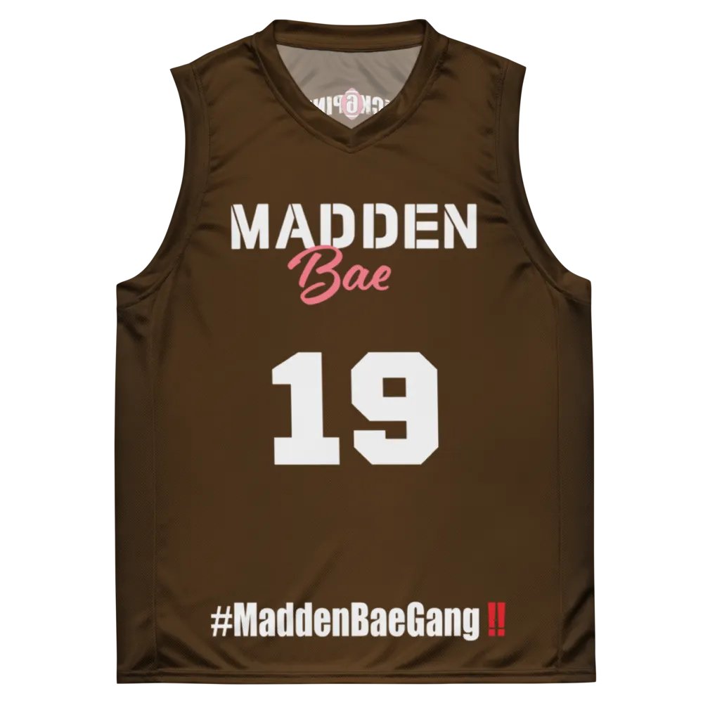 MaddenBae Gang Jersey 👨‍🎨 (Brown + White Logo) product image (1)