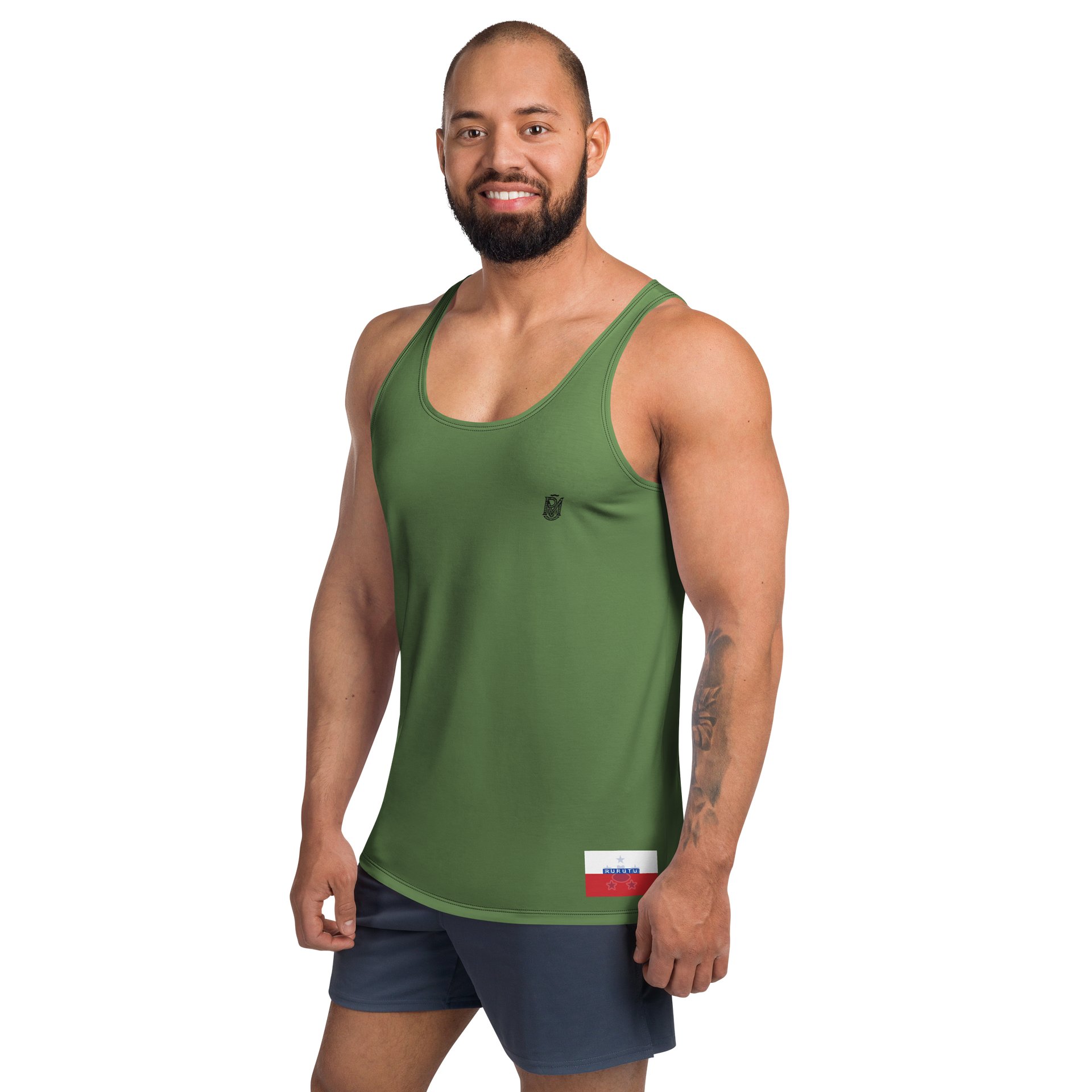 Débardeur all-over olive RURUTU — PU MANATU product image (2)