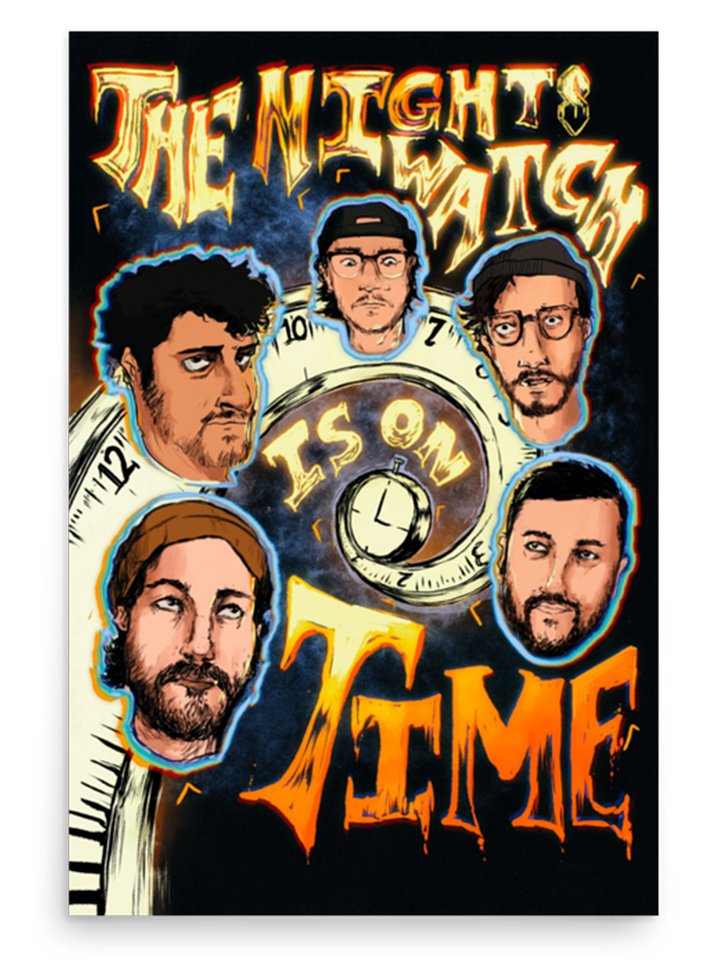 The Nights Watch Is On Time Poster product image (1)