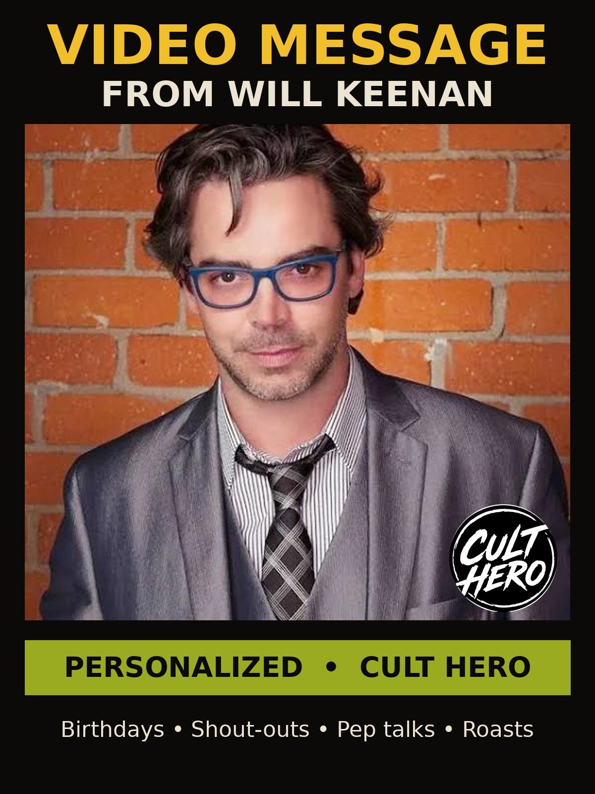 Personalized Video Message from Will Keenan product image (1)