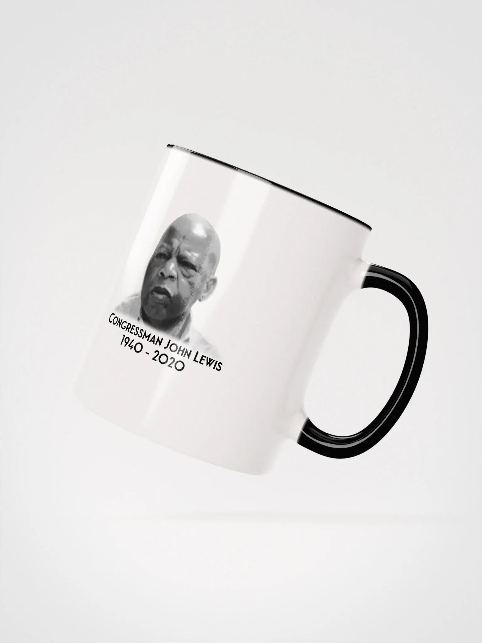 Good Trouble, Accent Mug 11 oz, Blue or Black product image (5)