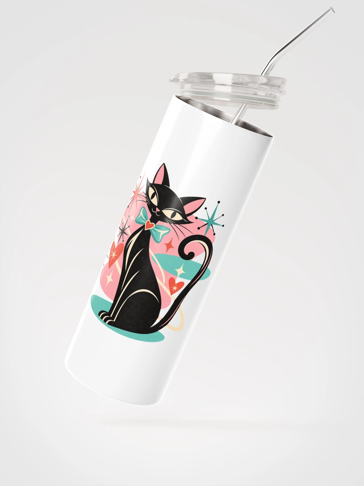 Love Cat – Atomic Cat Girl 20 oz Travel Tumbler product image (3)