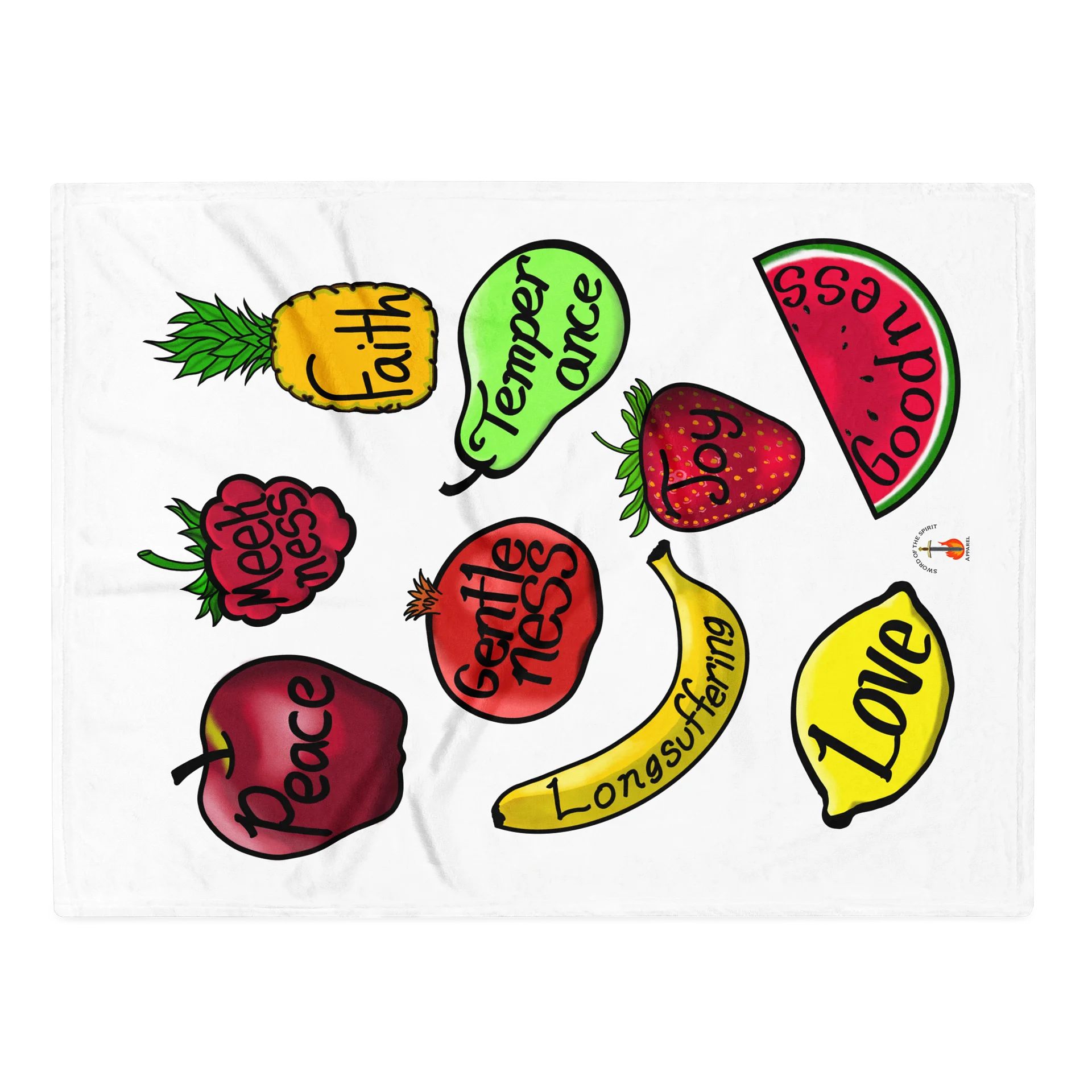 Fruit of the Spirit Throw Blanket product image (1)
