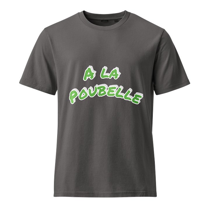 Tee-shirt écriture a la poubelle product image (2)