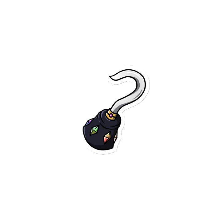 Raise Your Hook Pirates Magnet (Rainbow) product image (1)