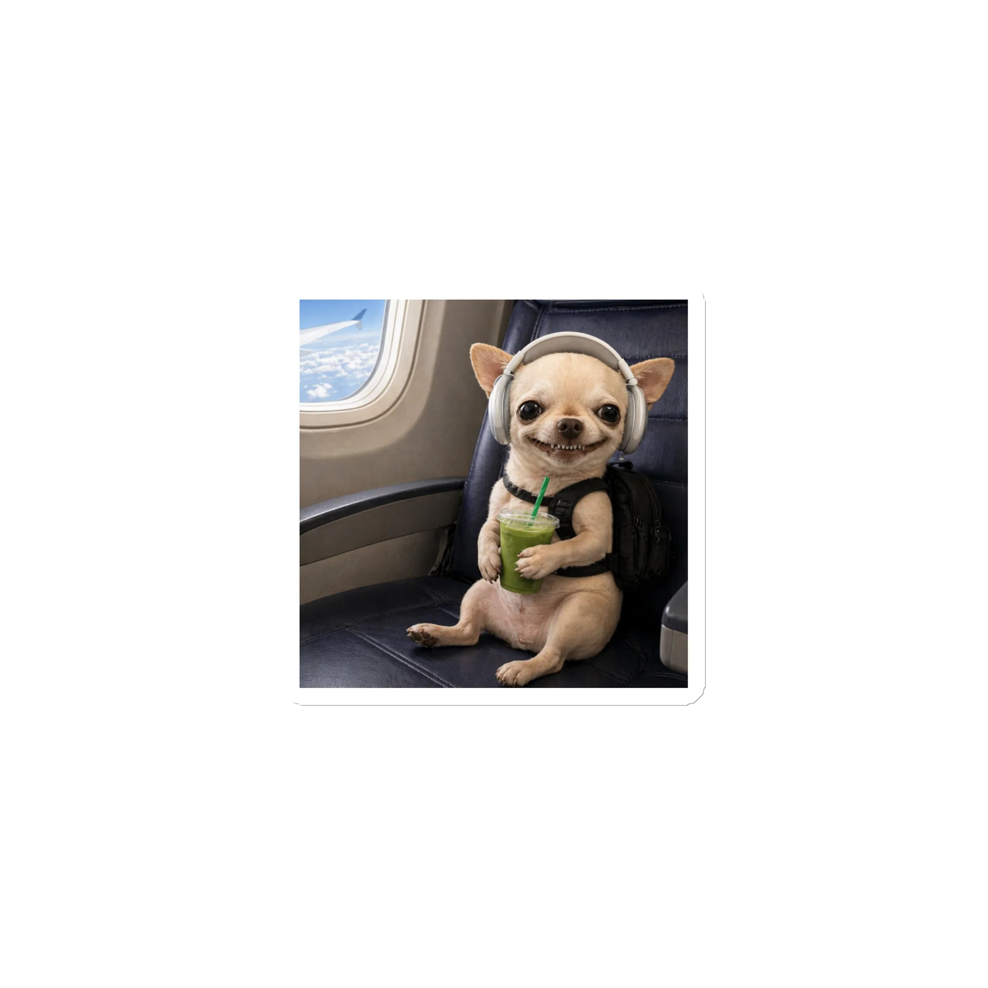 Evildogi Airplane Magnet product image (1)