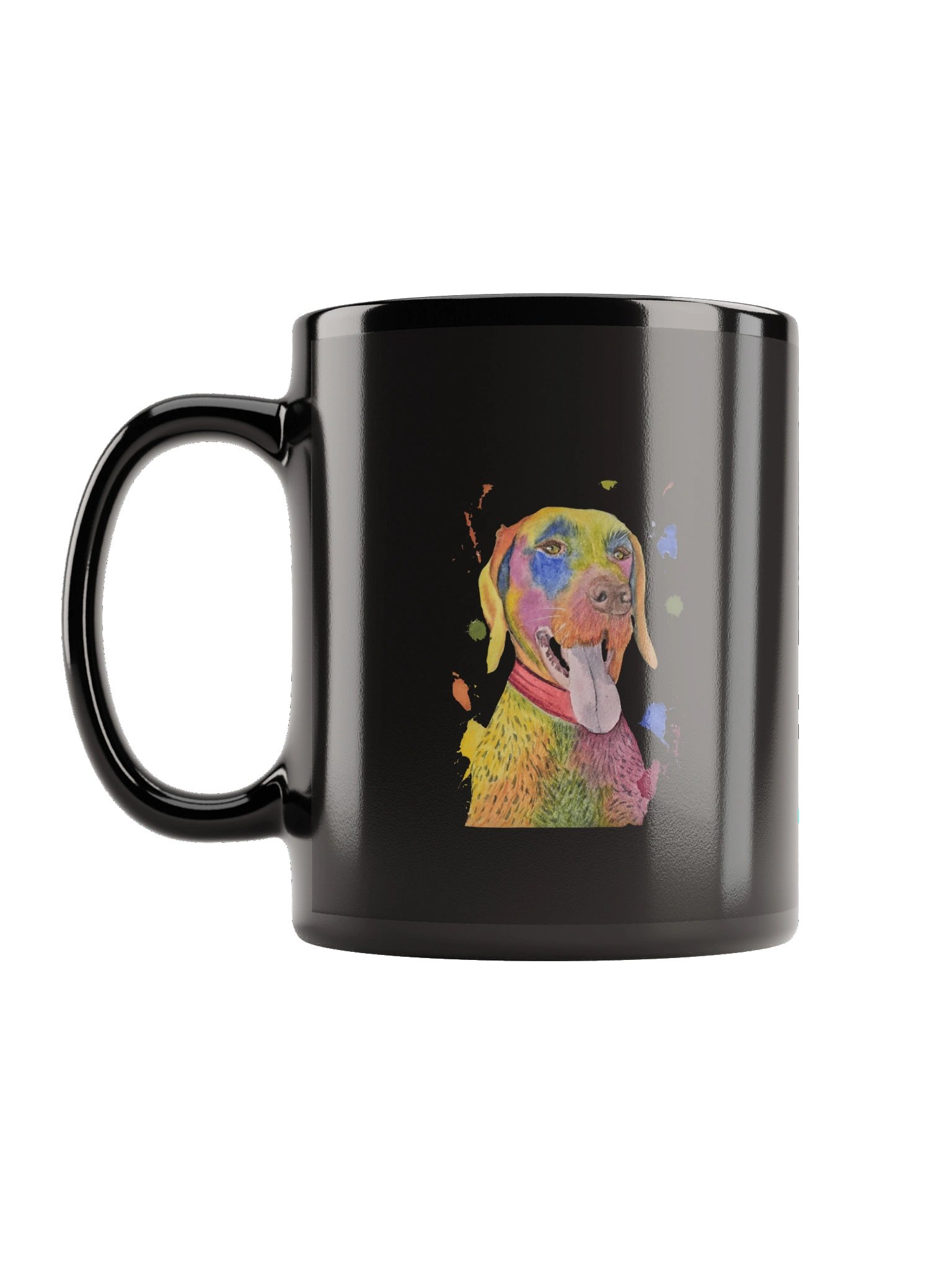 Yvie - Black Glossy Mug product image (1)